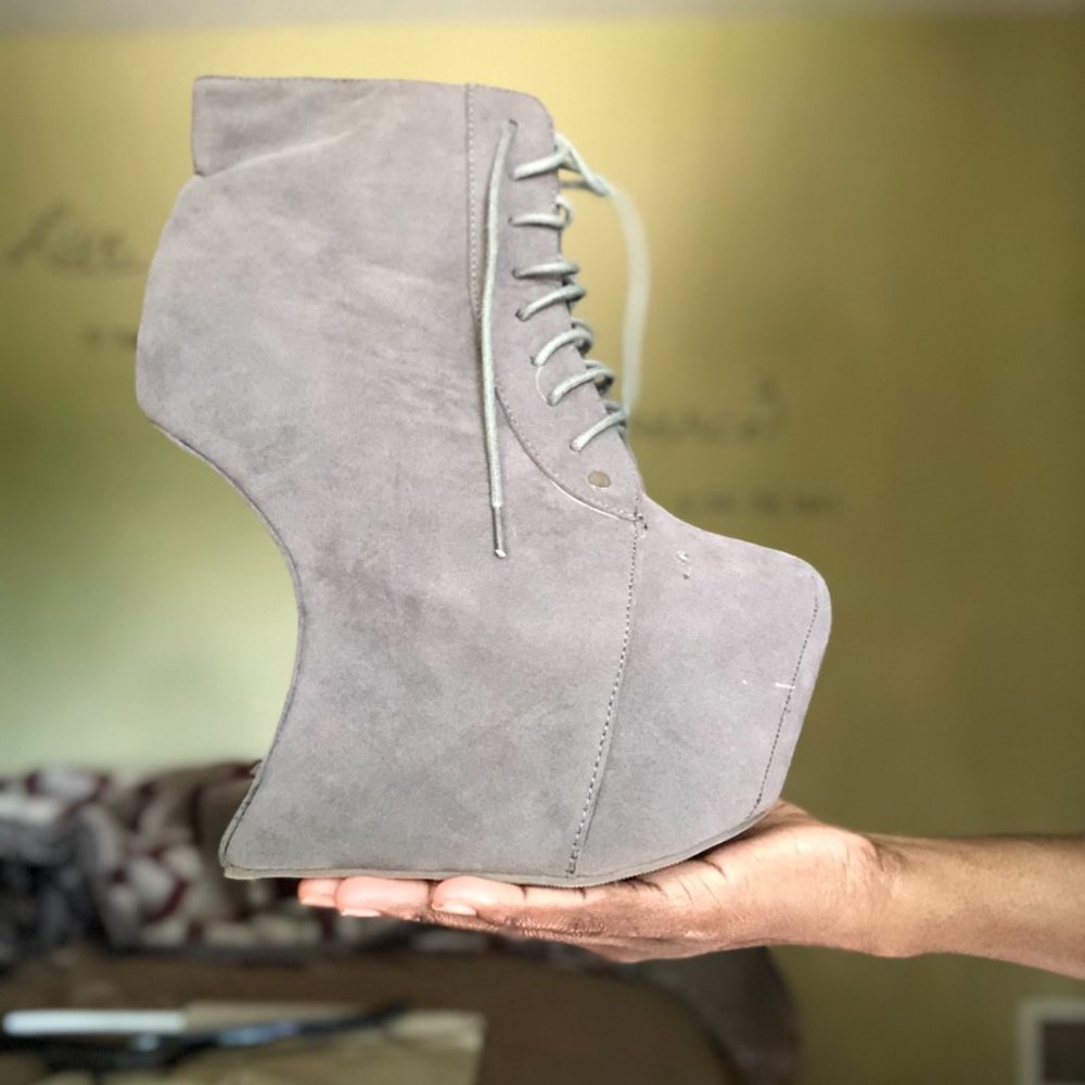 Heel-less Lady Gaga Platform Booties (RARE)